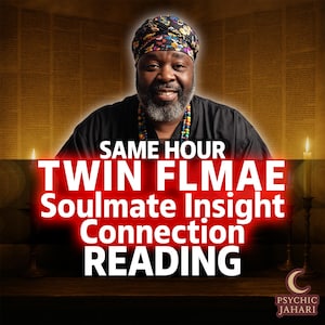 Twin Flame Soulmate Psychic Reading | Same Hour | Energy Connection & Compatibility Insight