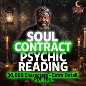 Soul Contract Reading | Personalized PDF | Karma, Past Life & Life Path Insight