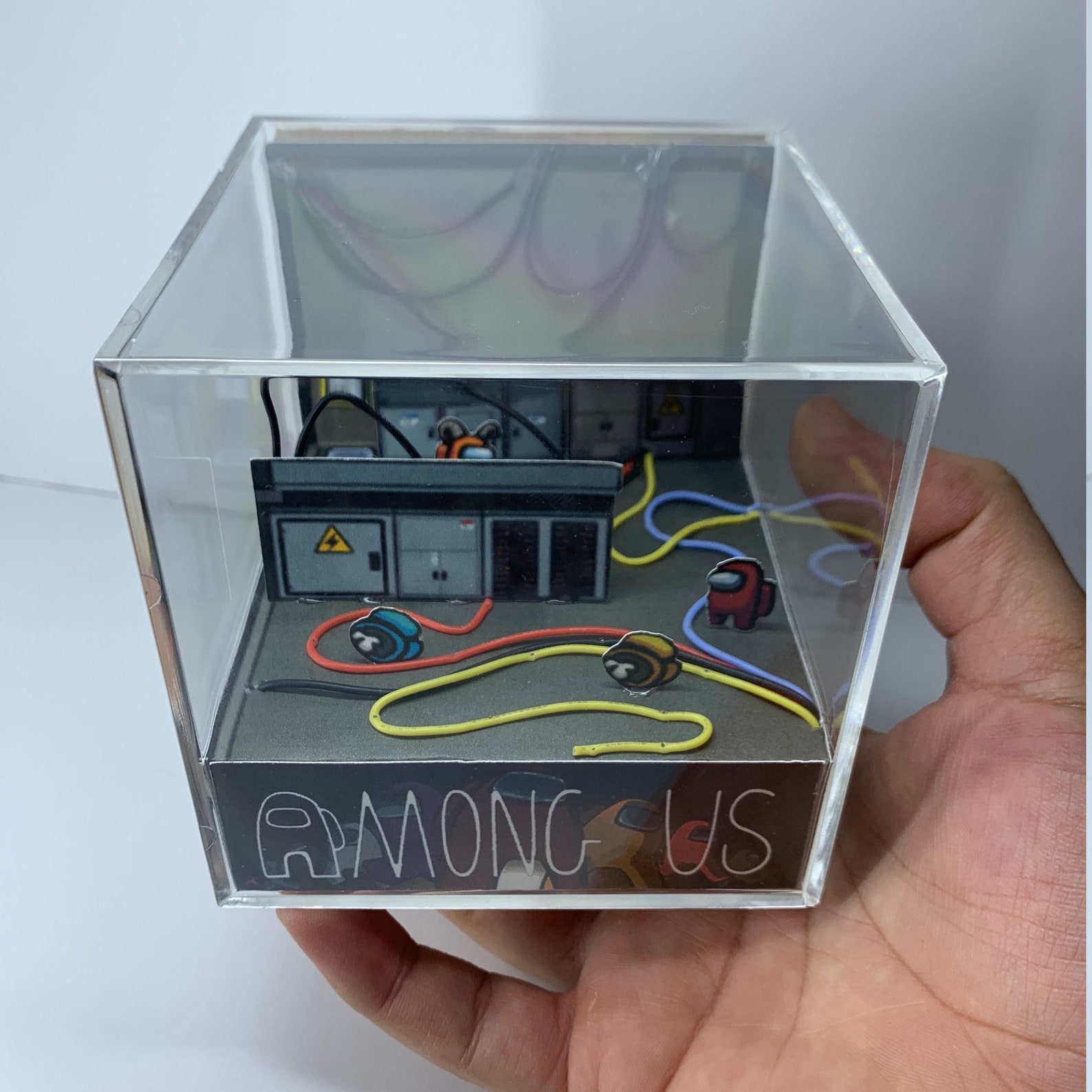 Among Us Electrical Room Diorama Etsy