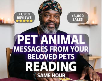 Same Hour Pet Psychic Reading | Animal Connection Insight | Bond & Behavior Perspective