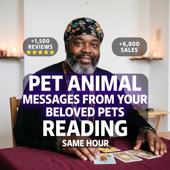Same Hour Pet Psychic Reading | Animal Connection Insight | Bond & Behavior Perspective