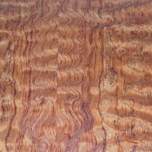 Bubinga Waterfall Kewazinga wood veneer 24" x 96" on paper backer AAA 1/40"