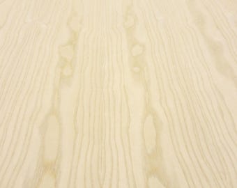 Esche furniert 61cm x 122cm mit Holzrücken 1/25'' Dicke A grade Flat Cut