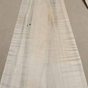 Maple Spalted Ambrosia Wormy Figured wood veneer 9&quot; x 52&quot; no back 1/42&quot; thick
