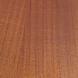 Sapele Ribbon Mahogany wood veneer 24" x 24" with paper backer A grade 1/40"