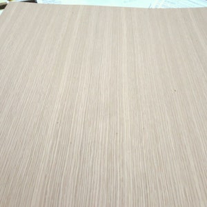 White Oak Rift wood veneer sheet 24&quot; x 24&quot; with wood backer 1/25&quot; thickness