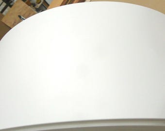 White PVC edgebanding 5" x 120" inch roll no adhesive nonglued 1/50" edge trim