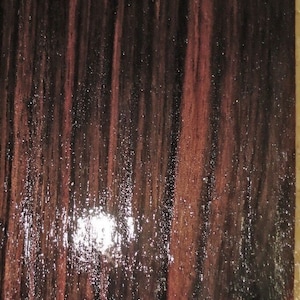 Macassar-ebbenhoutfineer 4" x 12" voorgelakt op 5/8" MDF-paneelplaat "AA"