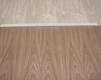 Walnut wood veneer 24"x 48" with peel and stick PSA peel stick adhesive 1/40"
