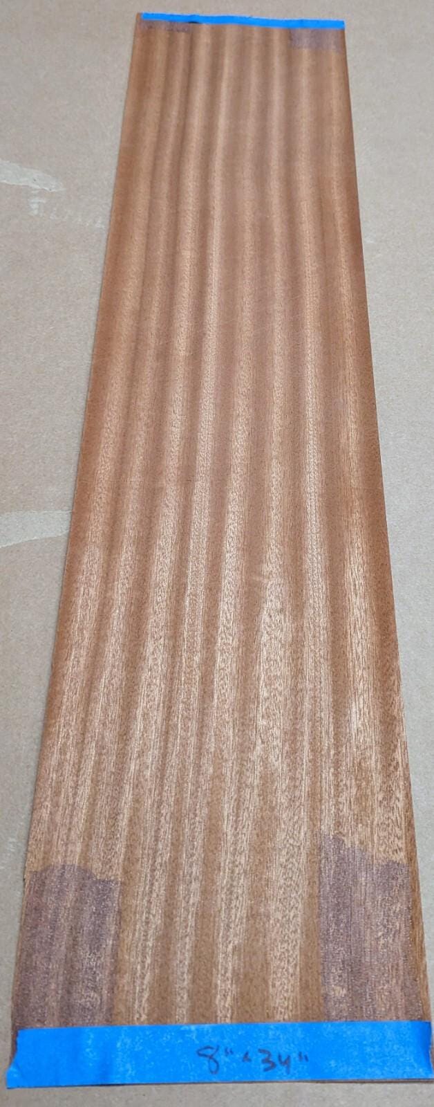 Sapele Ribbon Mahogany African Wood Veneer 8