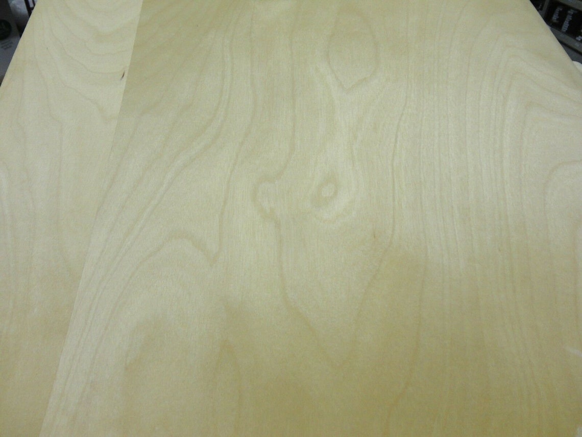 Yellow Birch Wood Veneer 24 X 24 With Paper Backer Etsy