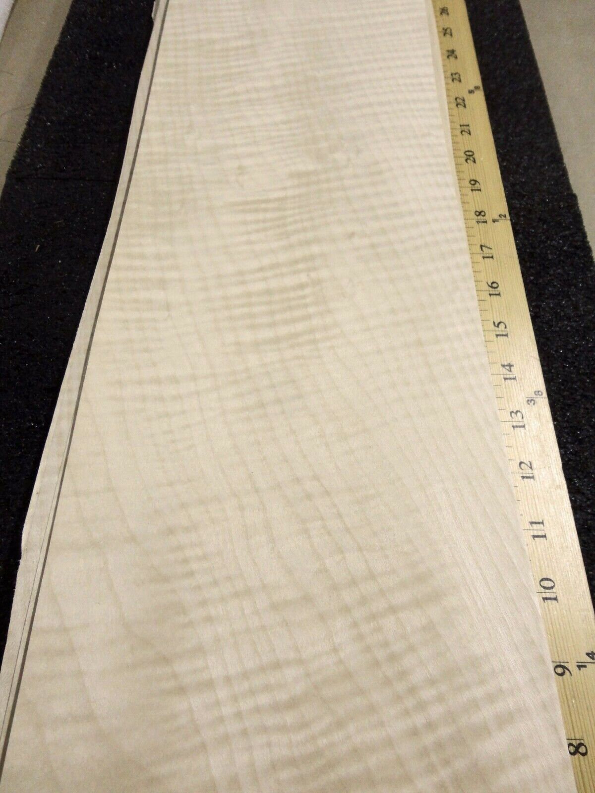 Curly Maple Figured Quilted Wood Veneer 7 X 29 Raw Etsy