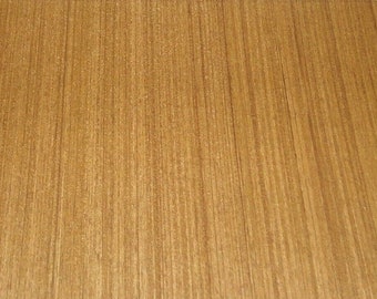 Teak composite wood veneer 24&quot; x 96&quot; on paper backer 2&#39; X 8&#39; x 1/40&quot; thick 720