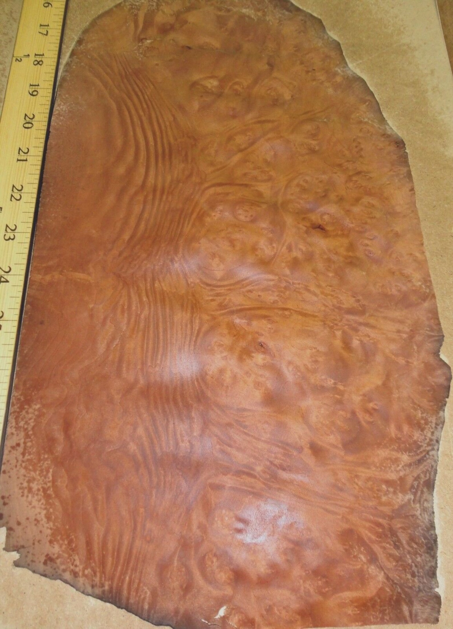Madrone Burl Wood Veneer 8 X 15 Raw No Backing Etsy