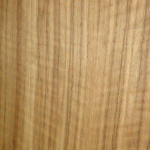 Etimoe Figured wood veneer 48&quot; x 12&quot; with wood backer 1/25th&quot; thickness &quot;AA&quot;
