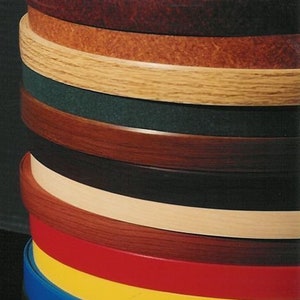 Panolam PVC edgebanding colors in 15/16&quot; x 120&quot; rolls with no adhesive 1/50&quot;