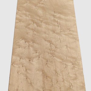 Ahorn-Vogelaugen-Holzfurnier 6"x32-36"roh ohne Unterlage 1/42"stark A+