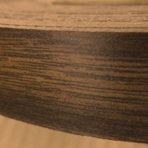 Walnut Dark melamine polyester edgebanding 13/16&quot; x 120&#39;&#39; preglued adhesive roll