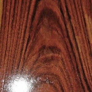 Kingwood (Rosewood) wood veneer 5&quot; x 23&quot; raw no backing 1/28&quot; thick &quot;A&quot; grade