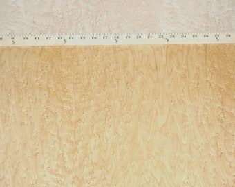 Birdseye Maple heavy eye wood veneer 48" x 96" with paper backer 1/40th" thick