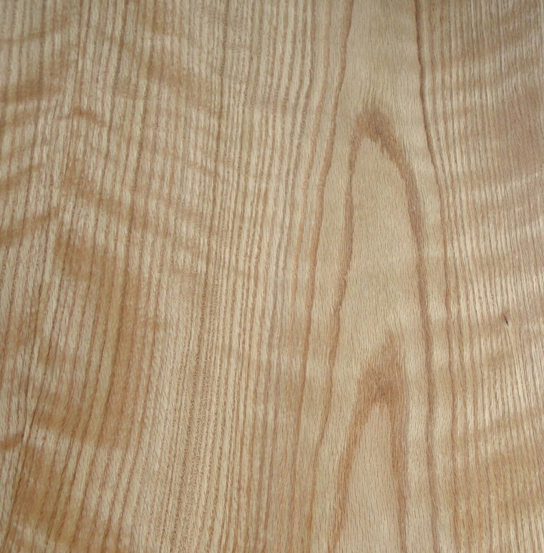 Red Oak Figured Tiger Flame Wood Veneer Sheet 24 X Etsy