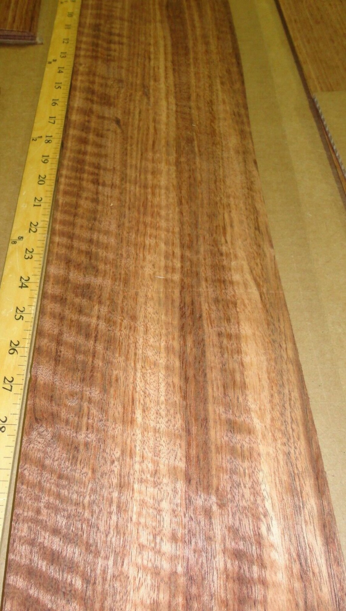 Etimoe Figured Wood Veneer 6 X 30 Raw No Backing Etsy Hong Kong
