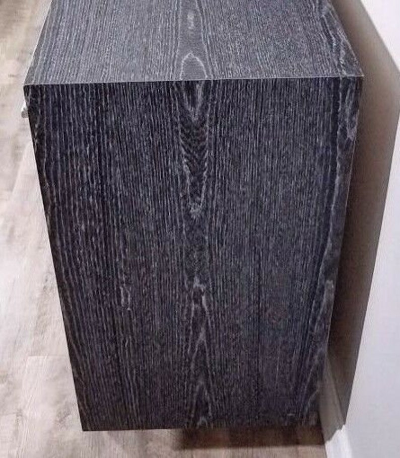 Oak Cerused Dark Composite Wood Veneer Sheet 24 X Etsy