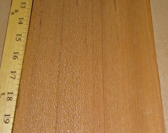 Teak Quarter wood veneer 6&quot; x 11&quot; raw no backing 1/42&quot; thick A grade quality