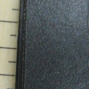 Black melamine polyester edgebanding 5/16&quot; x 120&quot; with hot melt adhesive preglue