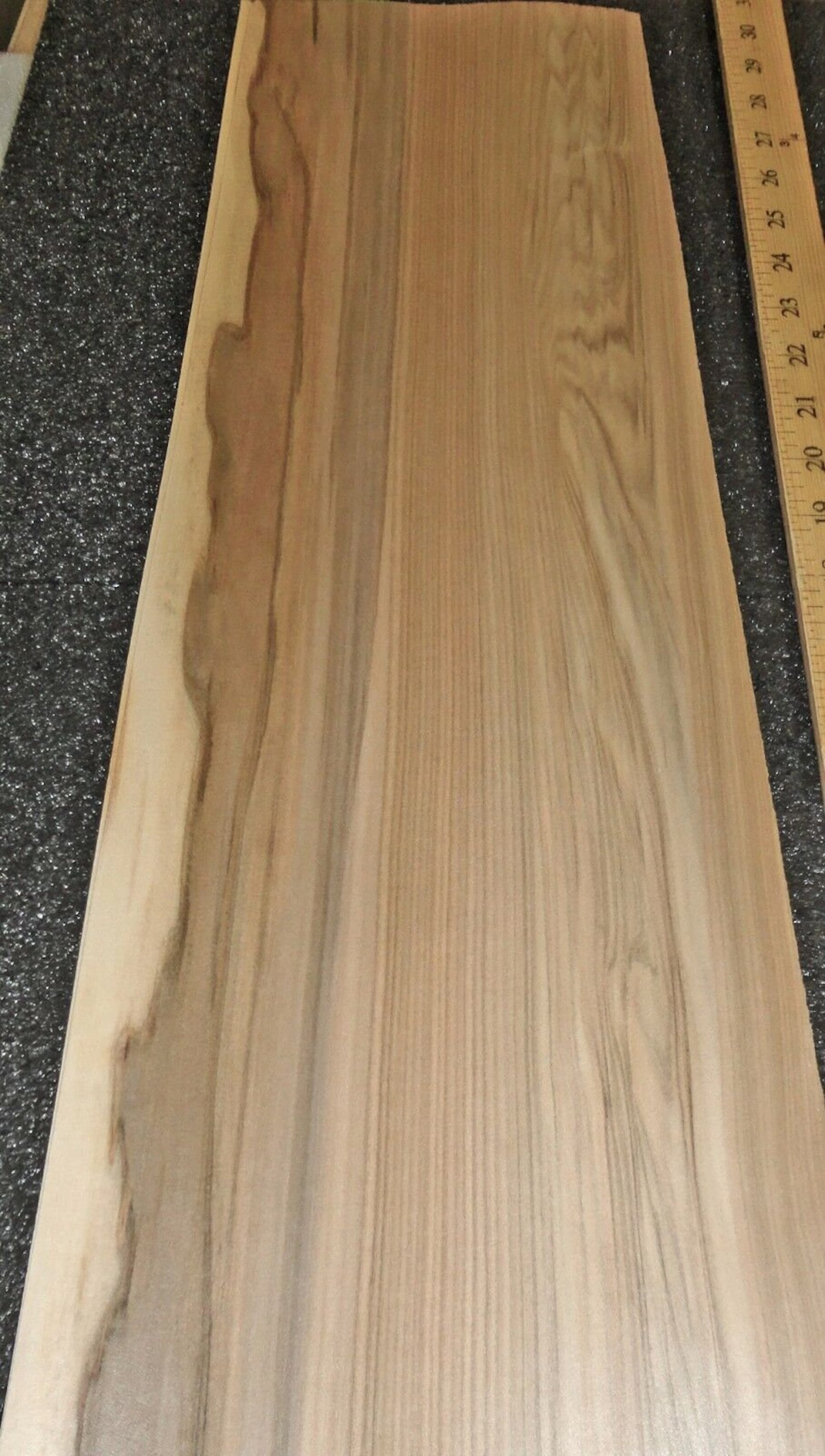 Red Gum Figured Wood Veneer 7 X 24 With No Backing Etsy