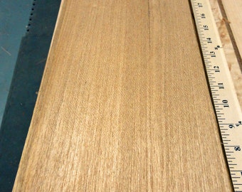 Teak Quarter Cut Freijo wood veneer 7" x 111" raw with no backing 1/42" thick