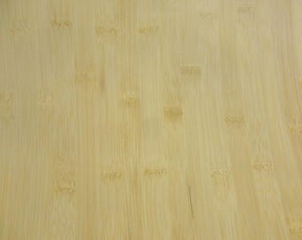 Bamboo Blonde Natural Wide Cane wood veneer sheet 24" x 24" paper back 1/40"