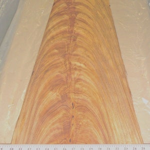 Cerejeira Crotch wood veneer 12&quot; x 42&quot; raw no backing 1/32&quot; thickness &quot;A&quot; grade