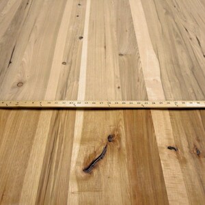 Hickory Rustic Planked Knotty Pecan wood veneer 24" x 96" on paper backer 1/32"