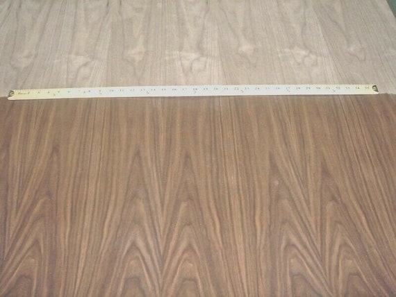 Walnut Wood Veneer 24 X 96 Inches With Paper Backer A Grade 1/40 Thickness  