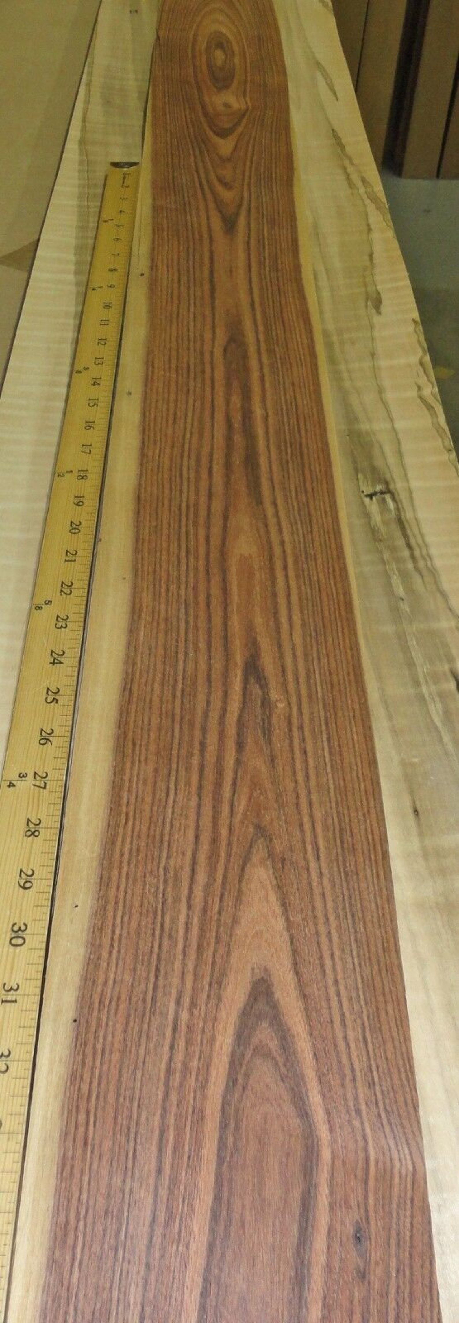 Rosewood Kingwood wood veneer 5 x 66 raw no Etsy Polska
