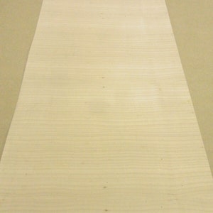 Maple Quartered wood veneer 27&quot; x 12&quot; on paper backer 1/40&quot; thickness A grade