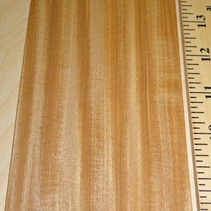 Afromosia (Afrormosia) wood veneer 4" x 9" raw no backing 1/42" thickness