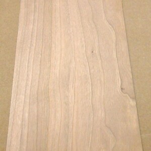 Cherry (American) wood veneer 4.5&quot; x 10.5&quot; with paper backer &quot;A&quot; grade quality