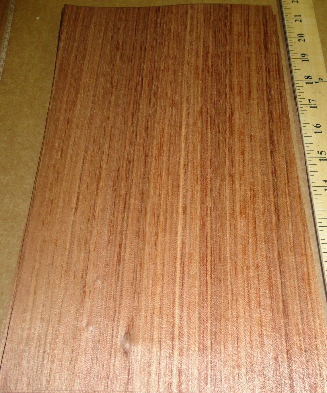 Etimoe African Wood Veneer 8 X 12 Raw No Backing Etsy