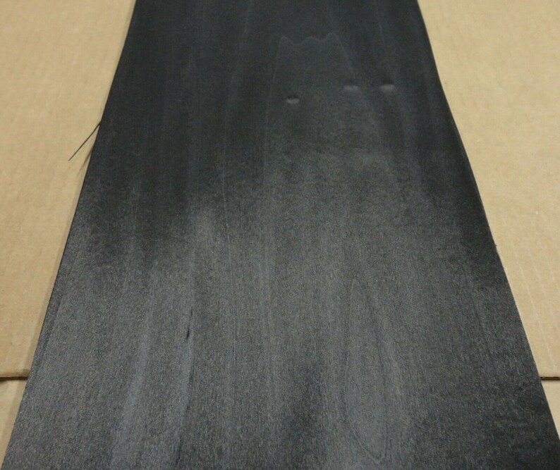 Poplar Black Dyed Wood Veneer 8 X 115 Raw No Backing A Grade 1/42 Thick Etsy