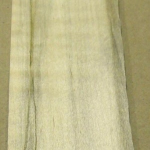 Maple Spalted Wormy Figured wood veneer 3.25&quot; x 51&quot; raw no backing 1/42&quot; thick