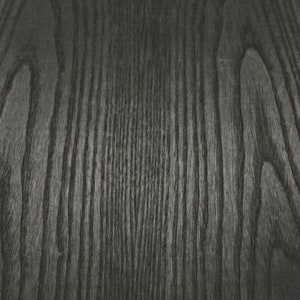 Eiche schwarz gefärbtes Flat Cut Furnier 60 x 60 cm mit Papierrücken 1/40 Zoll Dicke