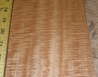 Mahogany Honduras Sapele Figured wood veneer 5" x 16" raw no backing 1/42" thick