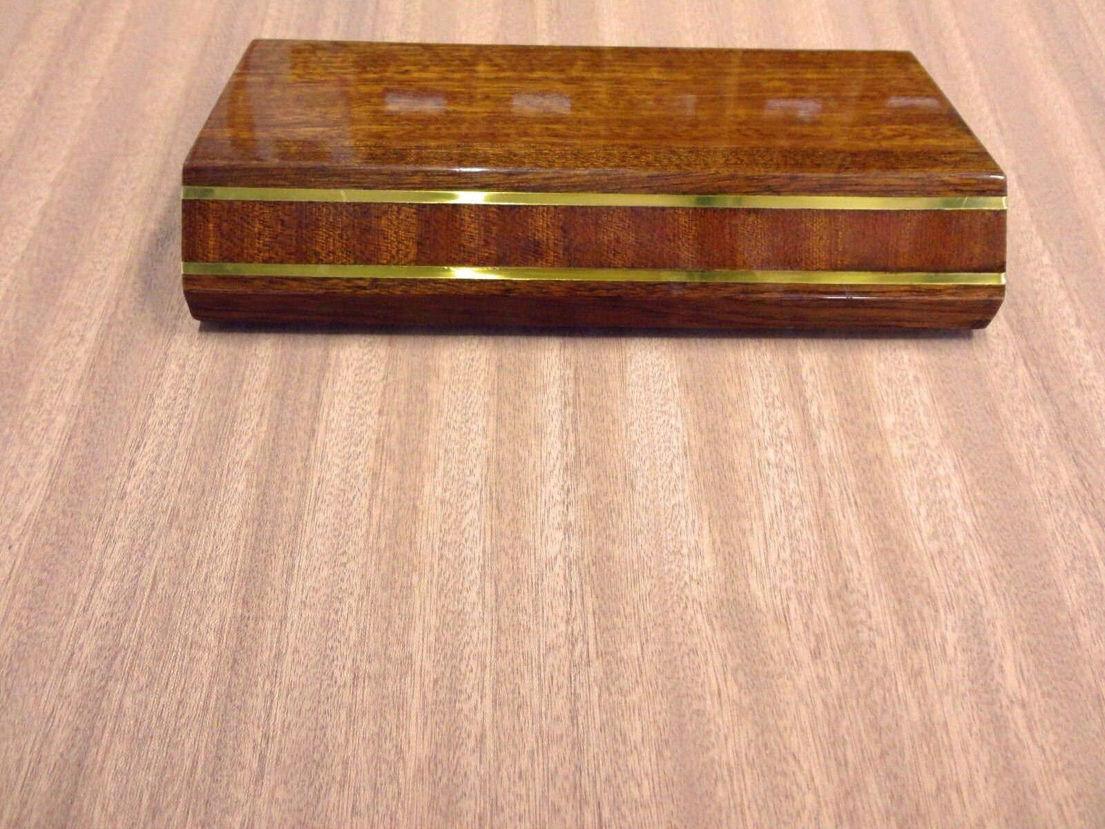 Ma003 Mahogany Sapeli Pommelé Blank 265 x 45 x 45 mm