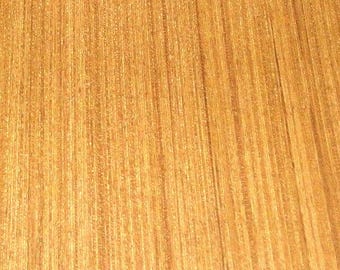 Teak Golden composite wood veneer 48&quot; x 96&quot; with paper backer 1/40&quot; thick 720