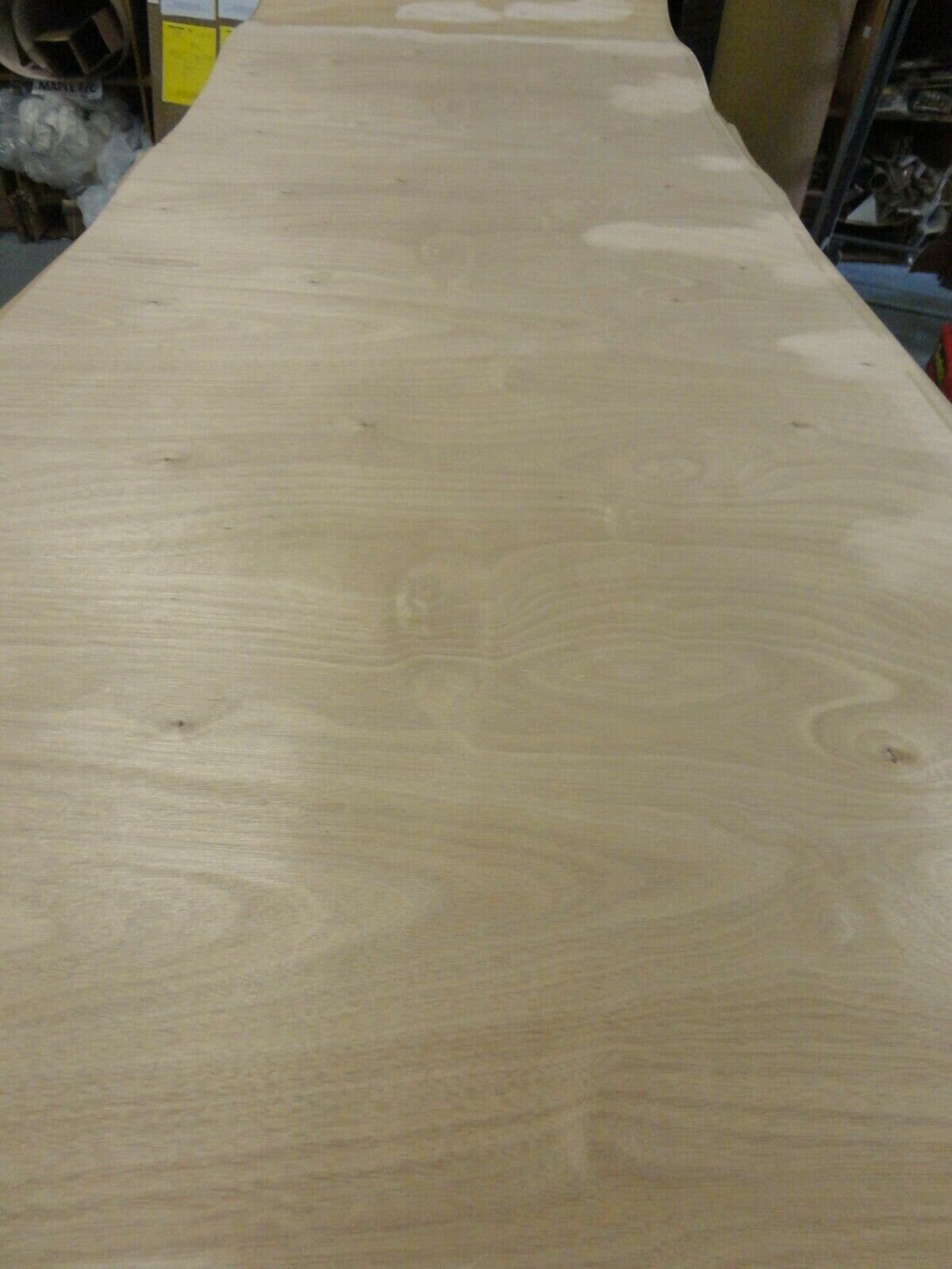 White Oak wood veneer sheet 48" x 120" with paper backer A grade 1/40" thick 
