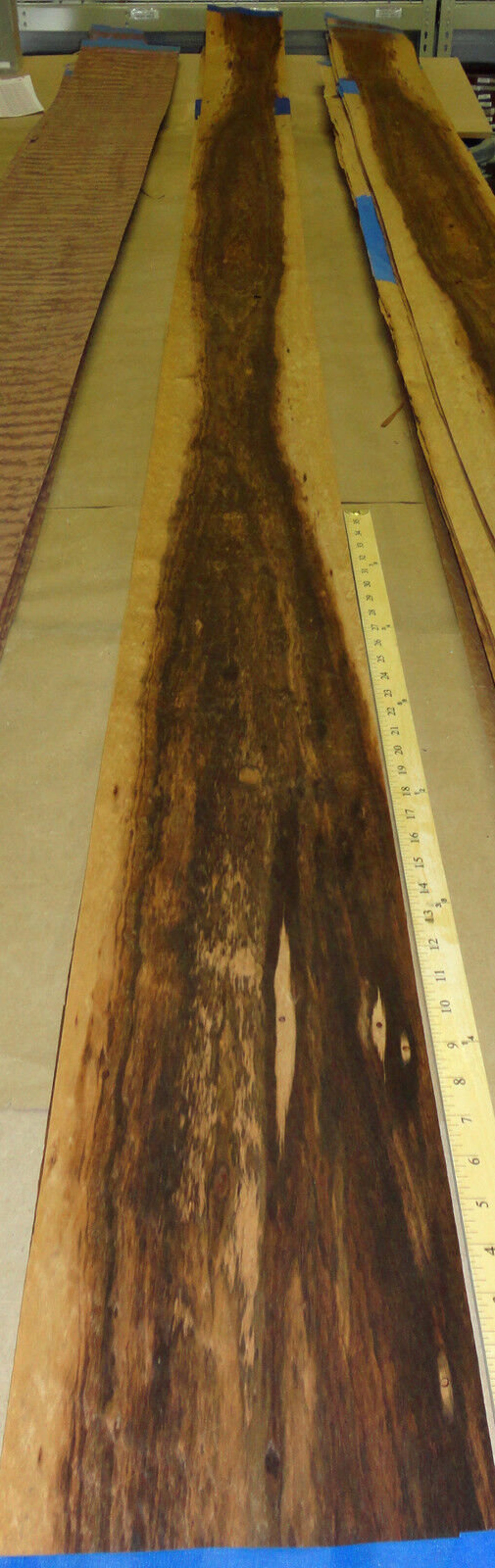 Goncalo Alves Tigerwood Wood Veneer 8 X 135-148 - Etsy