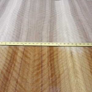 Mahogany Figured Bosse African Cedar wood veneer 6 x 42 raw no backing 1/42 image 2