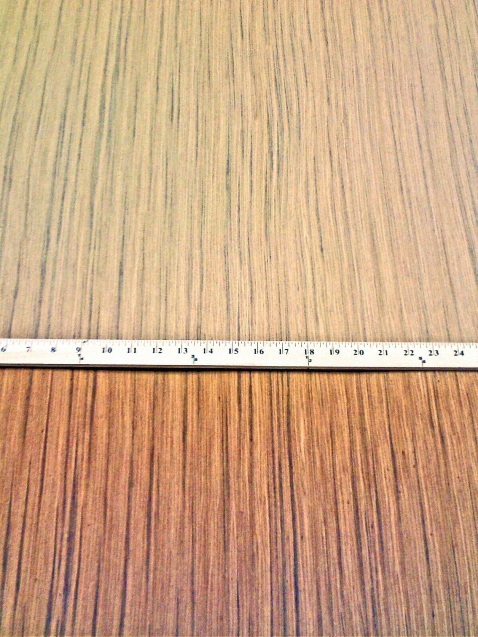 Teak composite wood veneer sheet 24 x 96 with Etsy